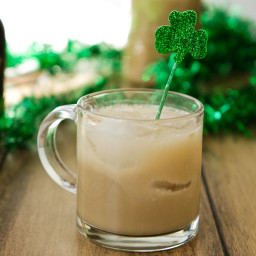 Homemade Baileys Irish Cream, made vegan.