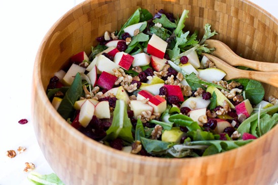 What is a good recipe for cranberry apple salad?