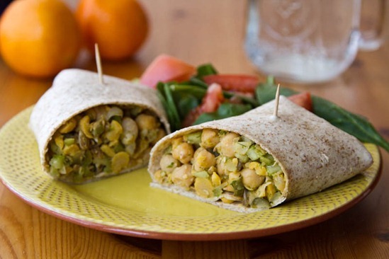 IMG 6236   Lunch This Week: Chickpea Salad Wraps