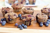 Mini Whole Wheat Blueberry Breakfast Muffins IMG_3324