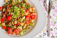 Back On Track Wheat Berry and Bean Salad IMG_7694