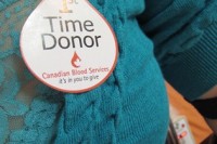 Donating Blood..