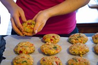 How To Prep and Freeze Veggie Burgers: A Tutorial chickpea veggie burgers-3164