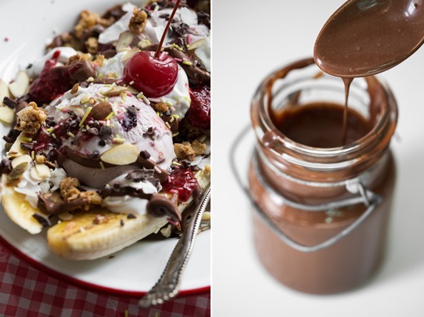 veganchocolatesauce   The Big Vegan Banana Split