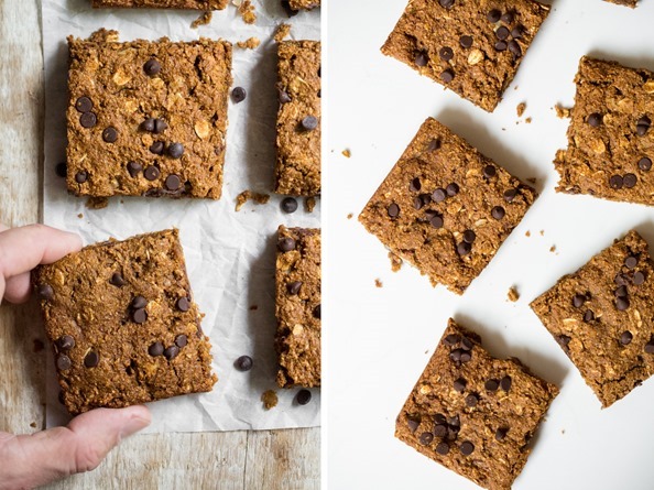 pumpkinbarsveganglutenfree   Pumpkin Oatmeal Anytime Squares (vegan, gluten free, oil free)