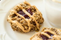 Flourless Thumbprint Breakfast Cookies (Vegan + GF)