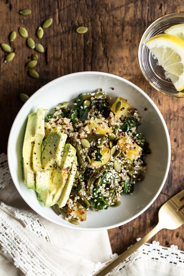 Warm + Roasted Winter Salad Bowl